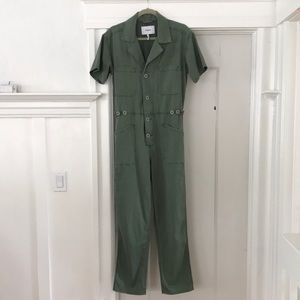 Pistola Grover Coverall Jumpsuit Size Small Green Colonel